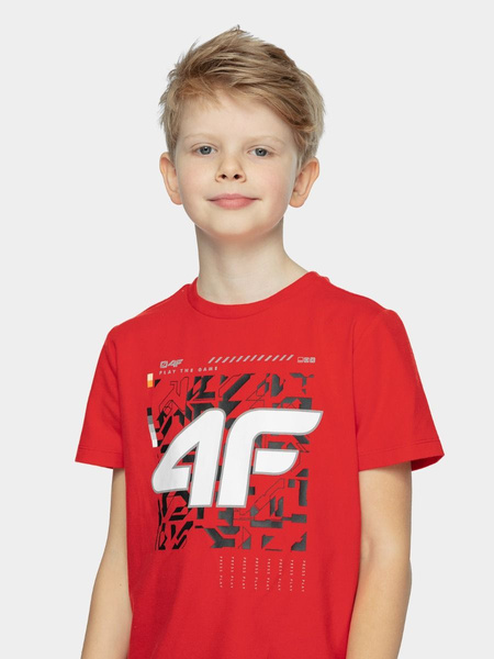 Koszulka dziecięca 4F HJZ21-JTSM008B-62S