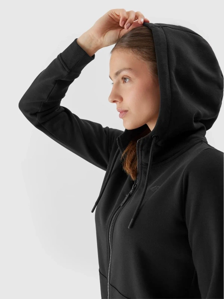 Bluza damska z kapturem rozpinana  4F 4FAW23TSWSF0730-20S