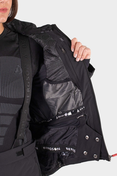 Kurtka damska BERGSON ICEBIRD STX BLACK BRG00038