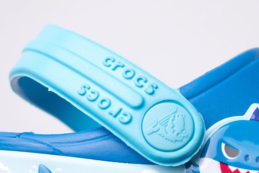 Chodaki dziecięce CROCS FL BABYSHARK BAND CLOG T 207066-4JL