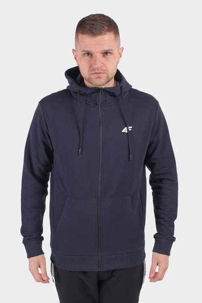 Bluza męska z kapturem rozpinana 4F NOSH4-BLM004-31S