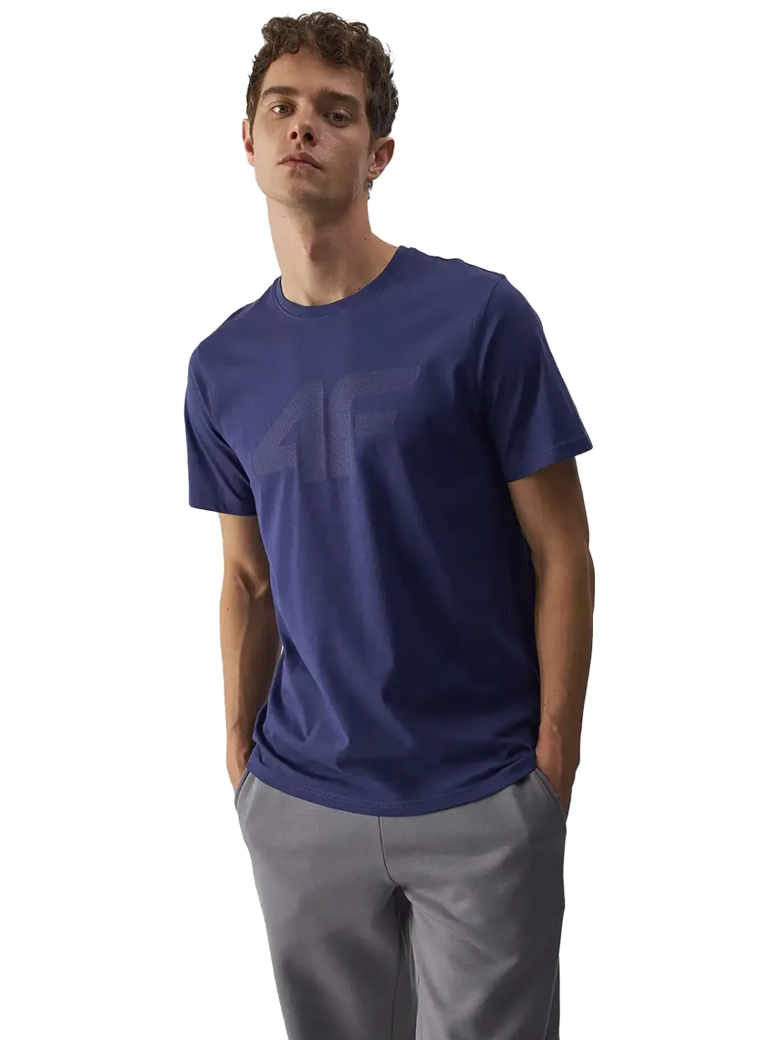 Koszulka męska 4F 4FWMM00TTSHM1844-31S