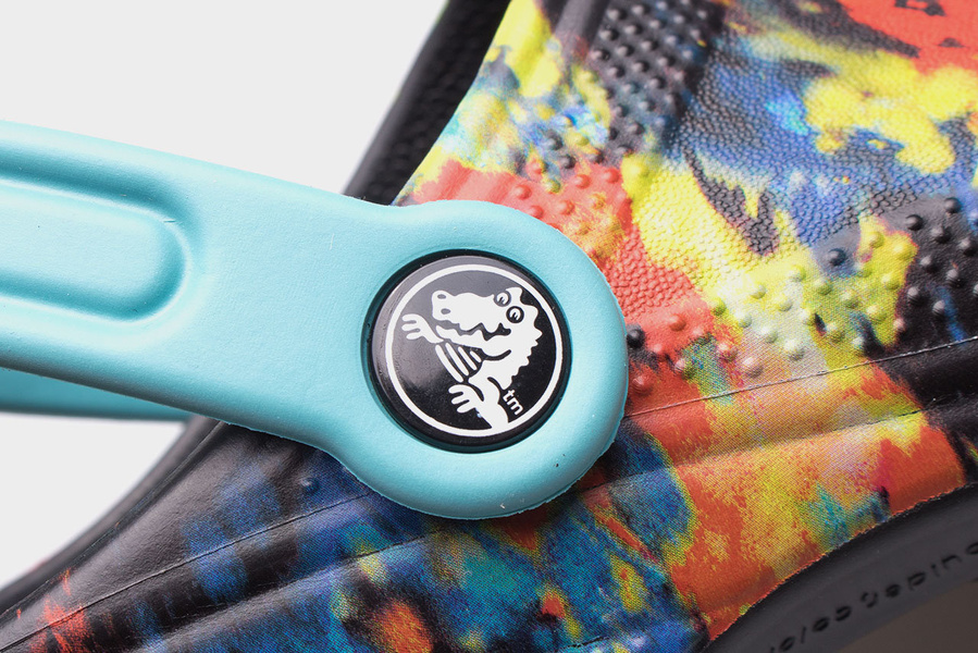 Chodaki Crocs TIE DYE GRAPHIC KIDS 206995-4SW