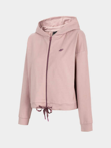Bluza damska z kapturem rozpinana 4F H4L21-BLD013-56S