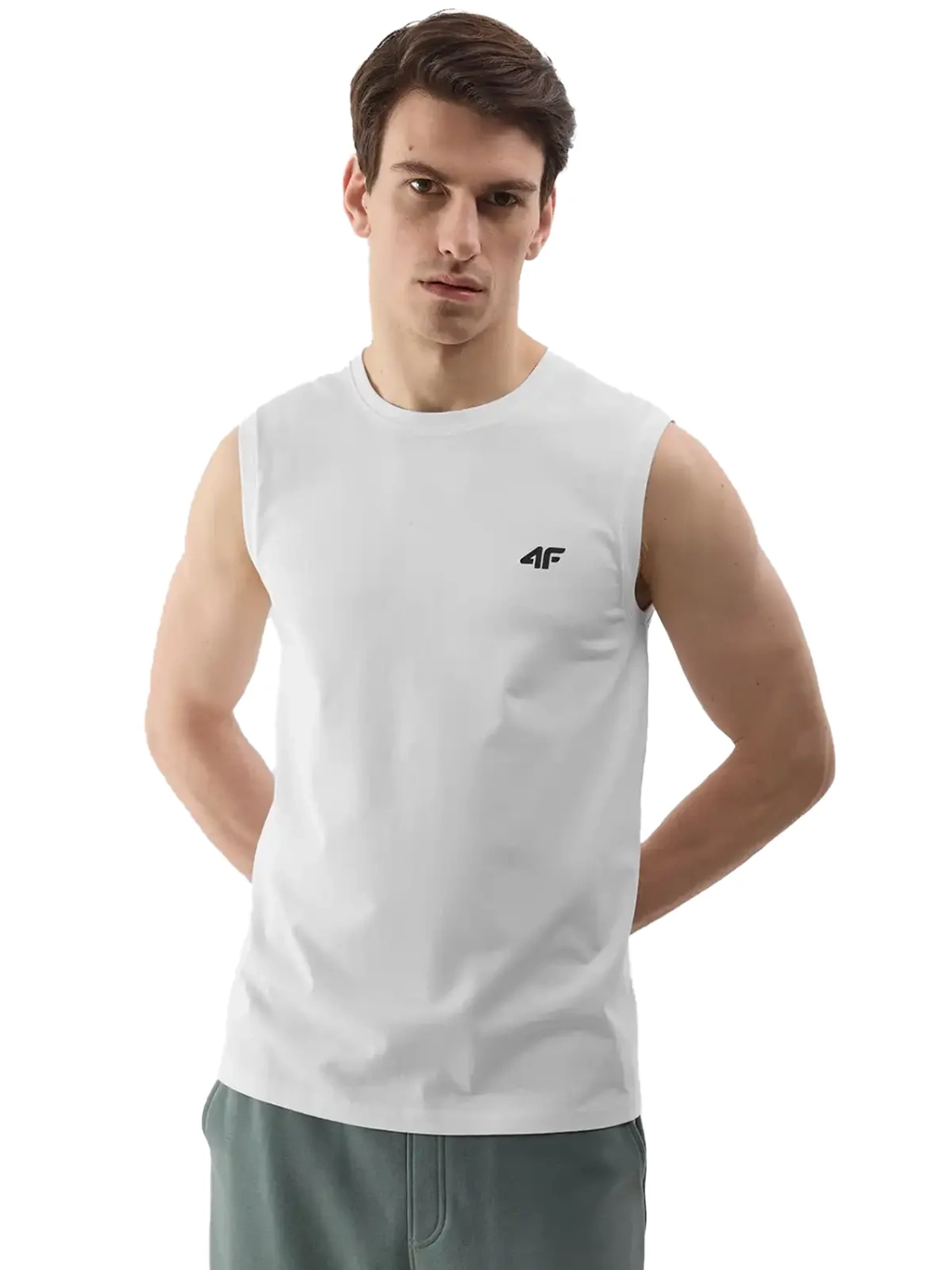 Koszulka męska  4F 4FWSS24TSLEM075-10S