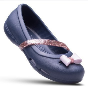 Baleriny Crocs Lina Charm Flat 205529-410