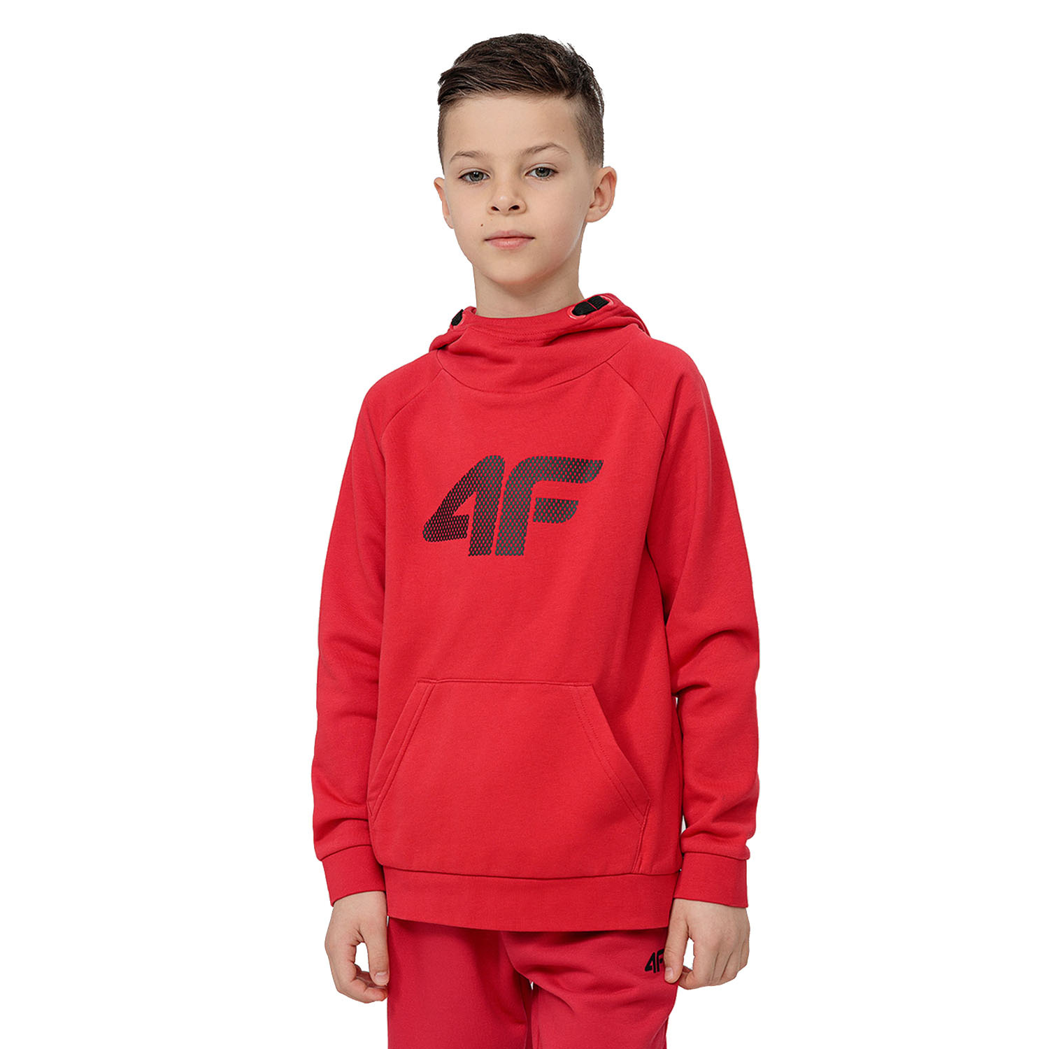 Bluza dziecięca z kapturem 4F HJL22-JBLM002-62S