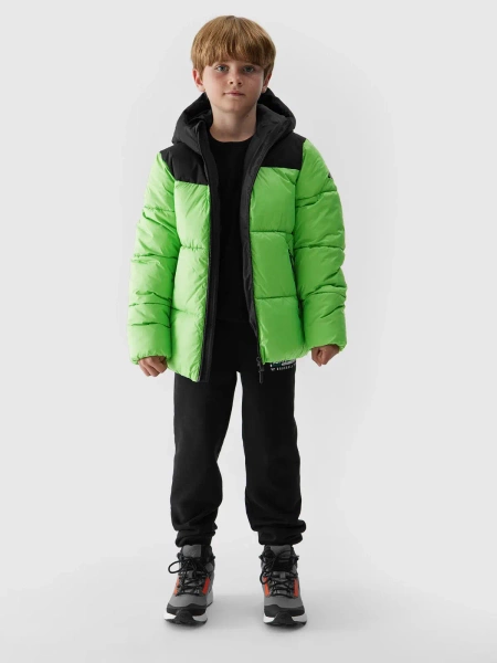 Kurtka dziecięca zimowa puchowa 4F 4FJAW23TDJAM274-45S