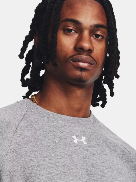 Bluza męska z kapturem Under Armour FLEECE CREW 1379755-025 