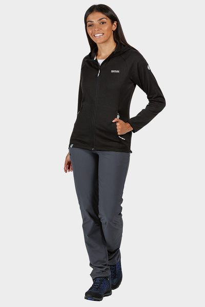 Bluza damska z kapturem rozpinana polarowa REGATTA RWL191-800