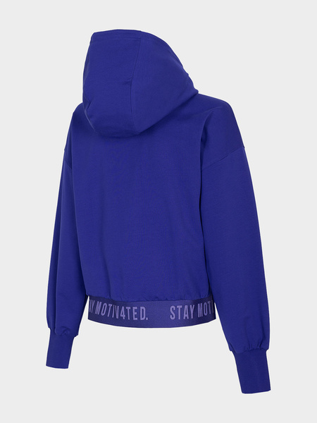 Bluza damska z kapturem rozpinana 4F H4L21-BLD015-36S