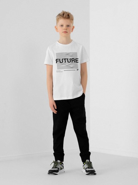 Koszulka dziecięca 4F JUNIOR HJL22-JTSM006-10S