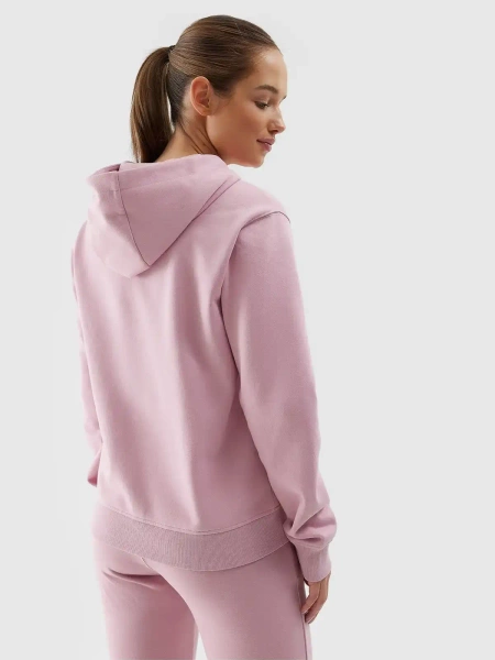 Bluza damska z kapturem rozpinana 4F 4FWSS24TSWSF0956-56S 