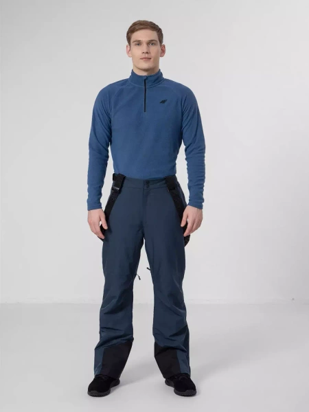 Bluza męska z kapturem rozpinana polarowa 4F H4Z22-BIMP010-32S