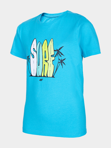 Koszulka dziecięca 4F JUNIOR HJL22-JTSM009-33S