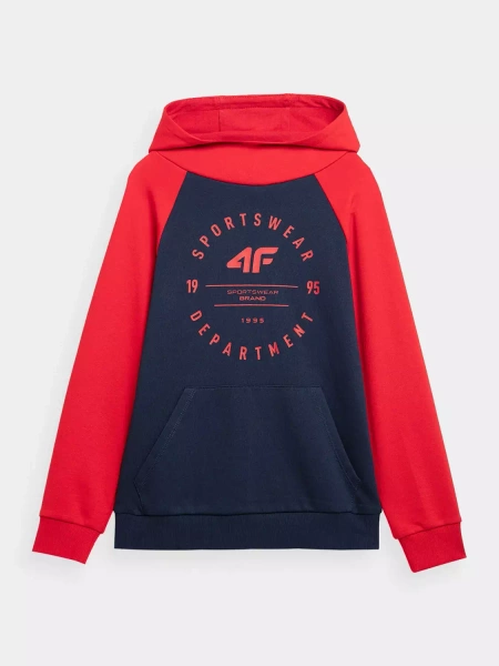 Bluza dziecięca z kapturem 4F 4FJSS23TSWSM221-62S