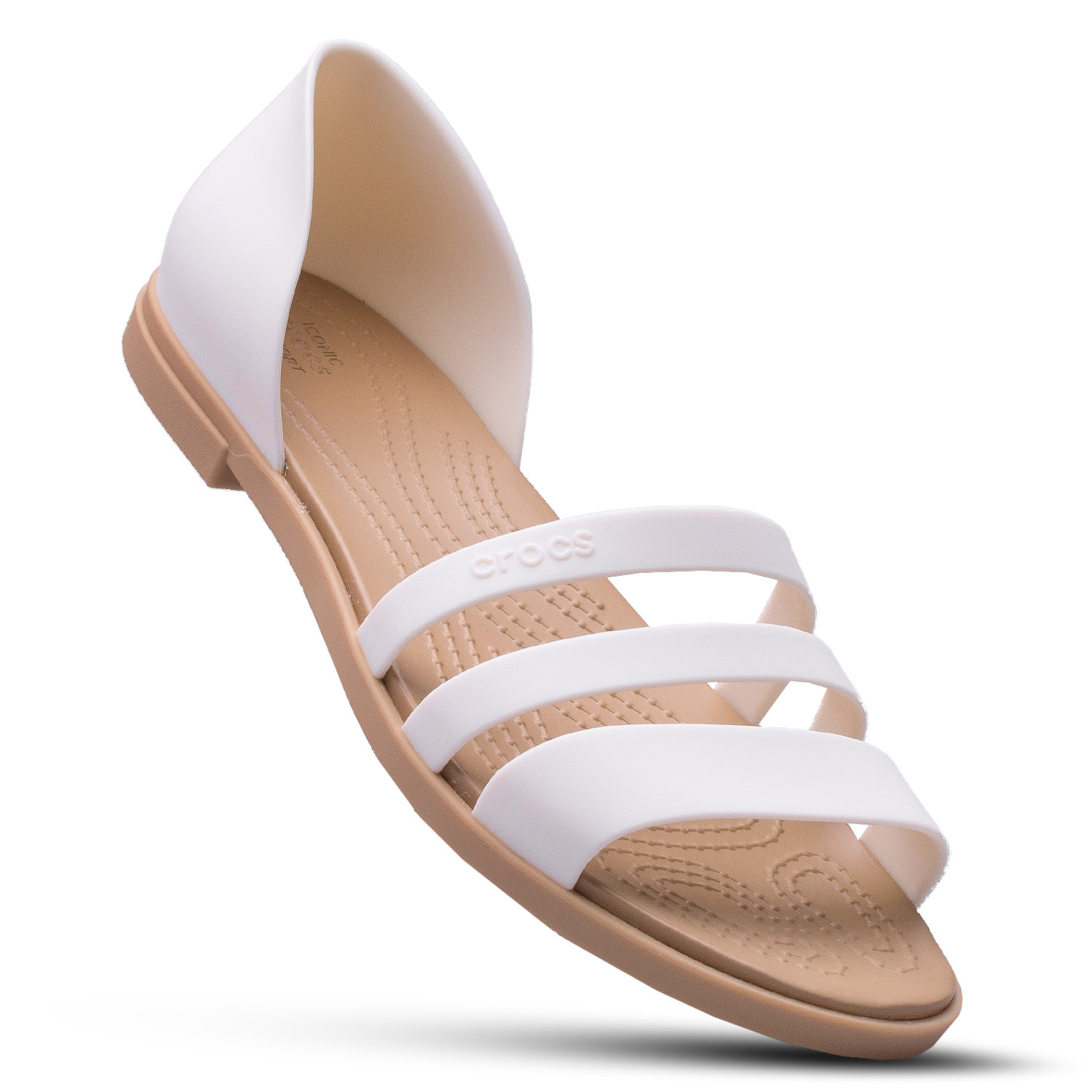 Sandały Crocs Tulum Open Flat W 206109-1CQ