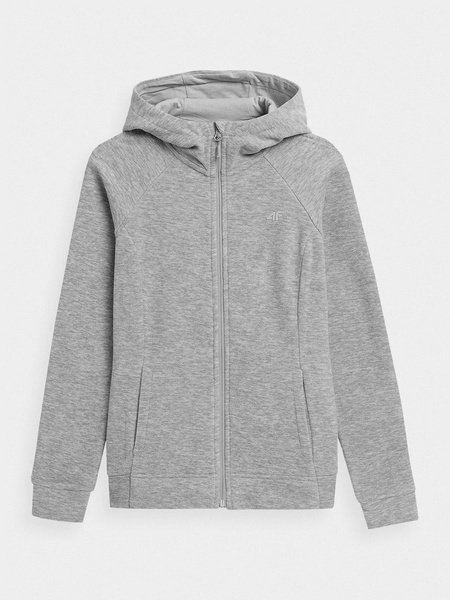 Bluza damska z kapturem rozpinana polarowa 4F NOSH4-PLD351-27M