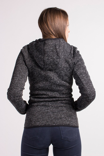 Bluza damska z kapturem rozpinana polarowa 4F H4Z18-PLD002-20M