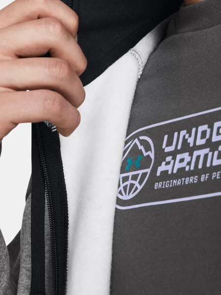Bluza męska z kapturem rozpinana Under Armour 1383096-011