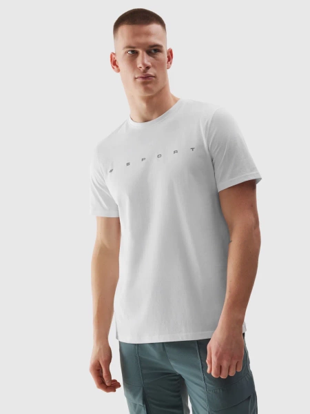 Koszulka męska 4F 4FWSS24TTSHM1283-10S