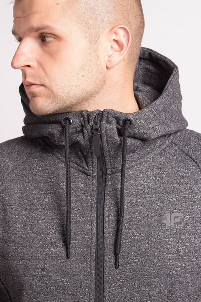 Bluza męska z kapturem rozpinana 4F H4Z18-BLM004-23M