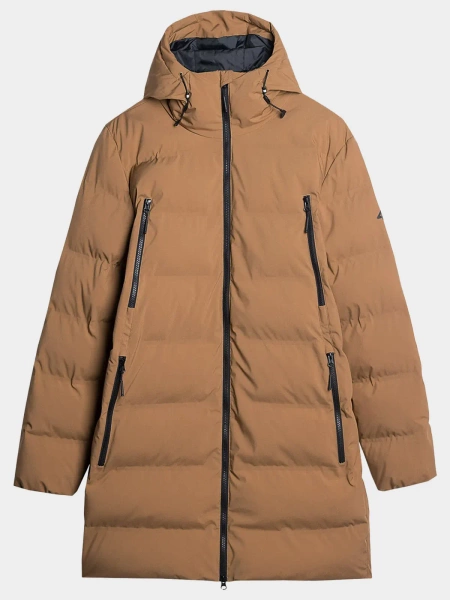 Kurtka męska zimowa puchowa długa 4F 4FAW23TDJAM246-82S 