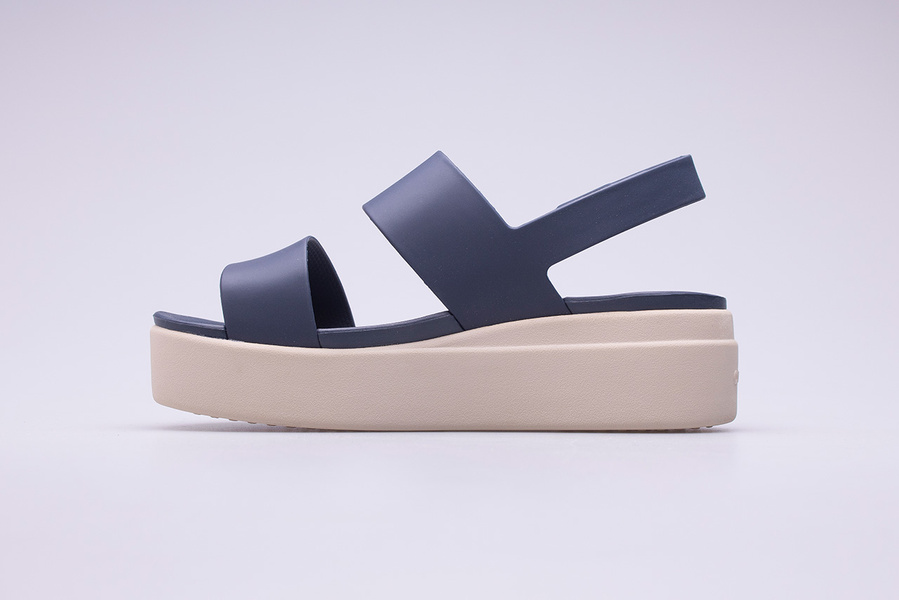 Sandały damskie Crocs Brooklyn Low Wedge 206453-46K