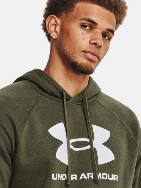 Bluza męska z kapturem Under Armour FLEECE LOGO HD 1379758-390