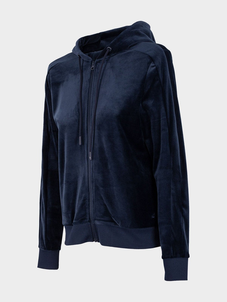 Bluza damska z kapturem rozpinana polarowa 4F H4Z21-BLD024-30S