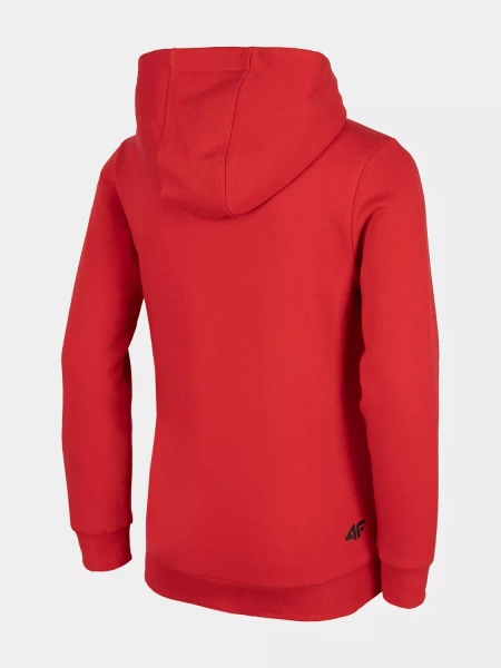 Bluza dziecięca z kapturem rozpinana 4F HJZ22-JBLM001-62S