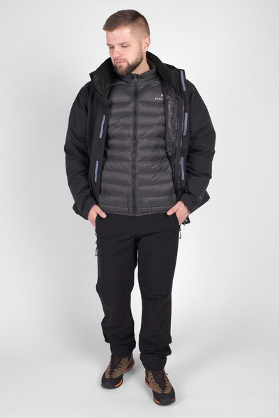 Spodnie męskie trekkingowe BERGSON ASEN 4W BLACK
