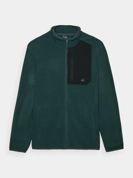Bluza męska rozpinana polarowa 4F 4FWAW24TFLEM250-40S