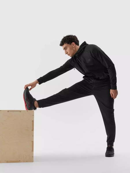 Bluza męska z kapturem rozpinana 4F 4FAW23TFSWM209-20S 