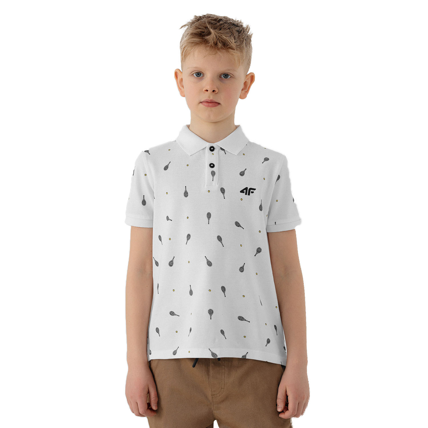 Koszulka dziecięca 4F JUNIOR HJL22-JTSM004-10S