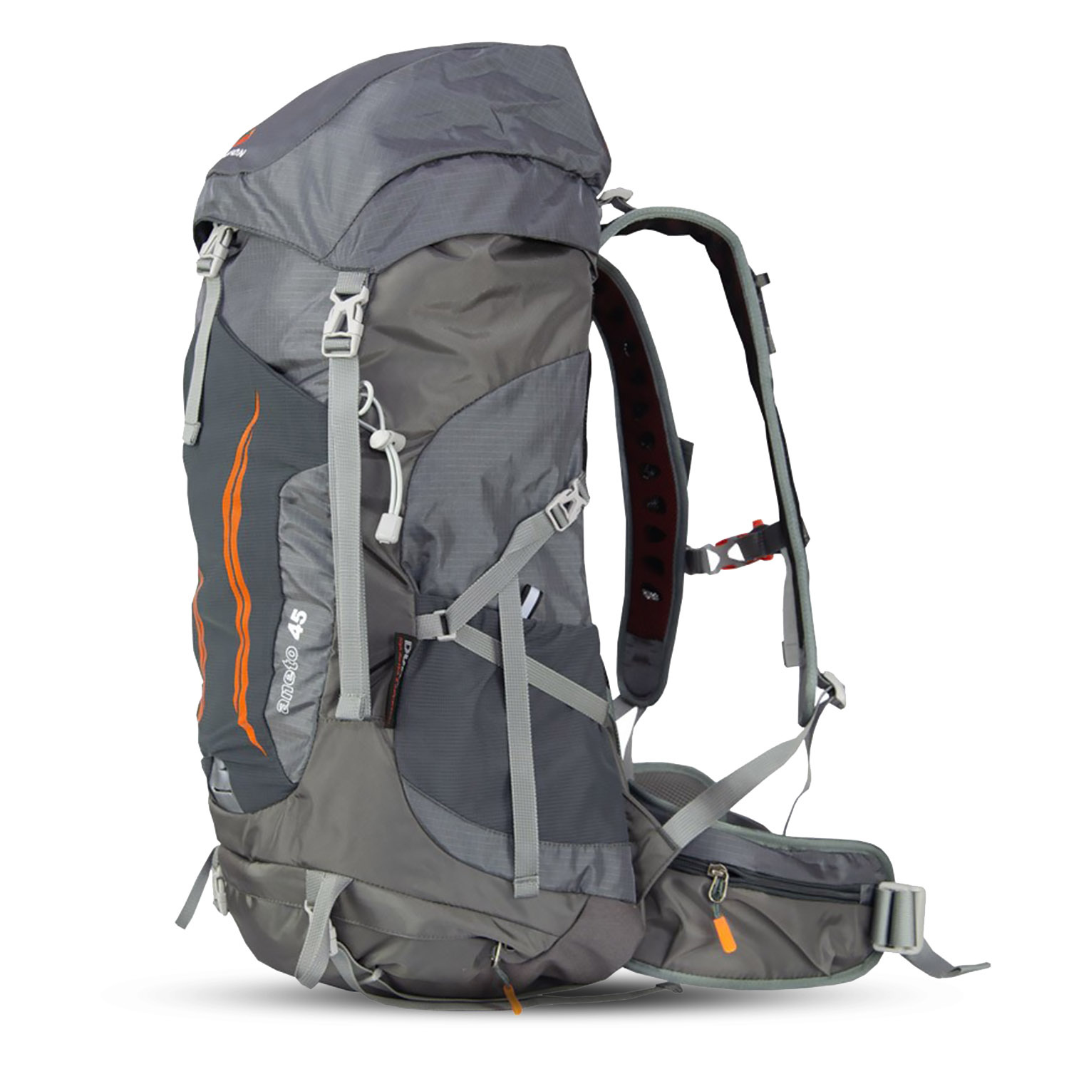 Plecak turystyczny BERGSON ANETO 45 GREY