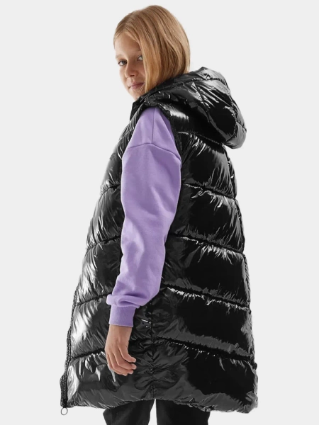 Kurtka dziecięca bezrękawnik 4F 4FJAW23TVJAF046-21S