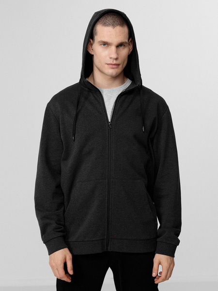 Bluza męska z kapturem rozpinana 4F H4L22-BLM353-23M