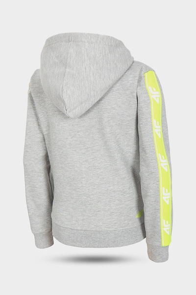 Bluza dziecięca z kapturem rozpinana 4F HJL20-JBLM002A-25M