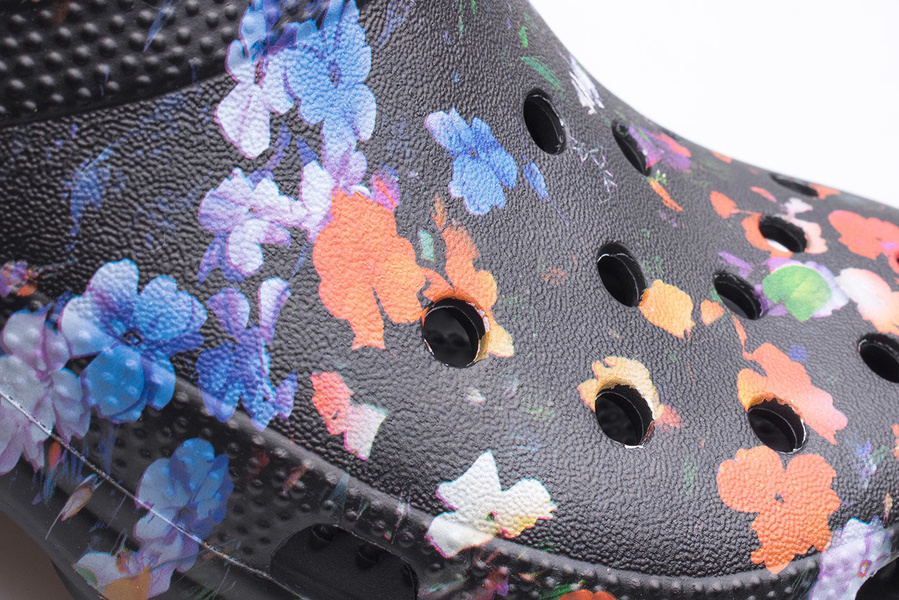 Chodaki CROCS CLASSIC FLORAL CLOG 206376-0C4