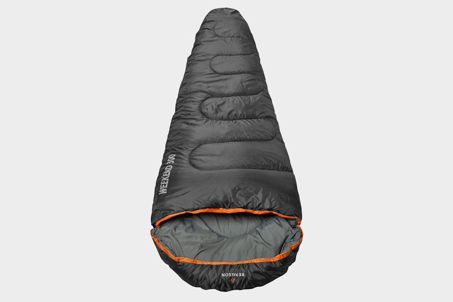 Śpiwór mumia BERGSON WEEKEND 300 BRG00124 BLACK