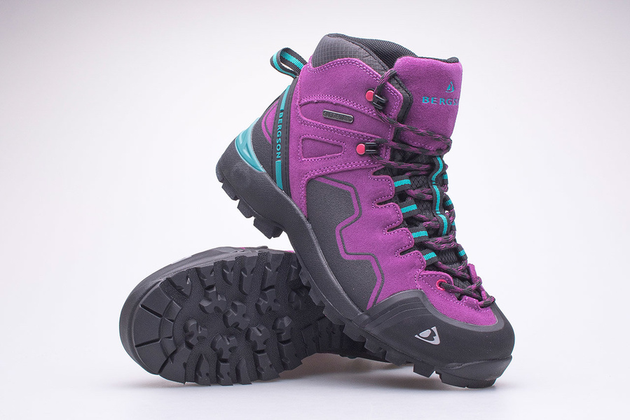 Buty damskie trekkingowe BERGSON NYIKA PURPLE HIGH STX