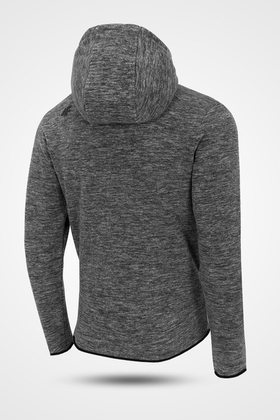 Bluza męska z kapturem rozpinana polarowa 4F H4Z19-PLM070-24M