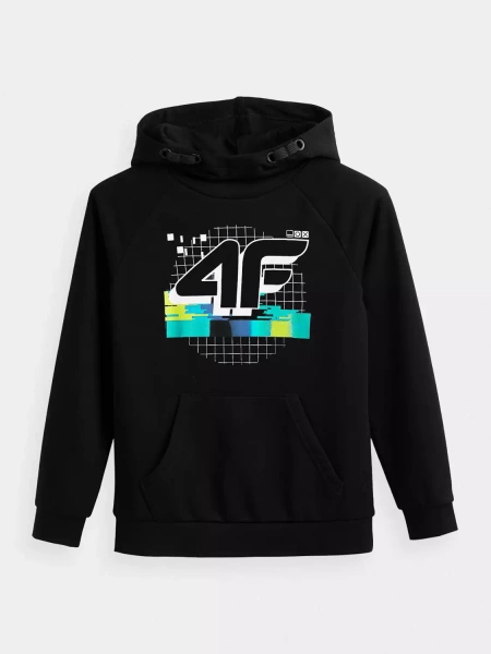 Bluza dziecięca z kapturem 4F 4FJAW22TSWSM498-20S