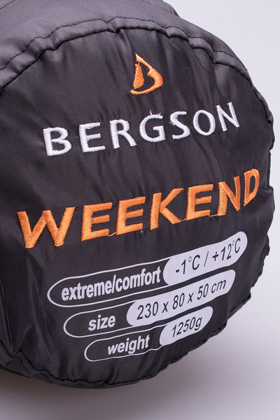 Śpiwór mumia BERGSON WEEKEND 2.0 BRG00084