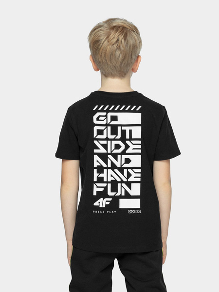 Koszulka dziecięca 4F HJZ21-JTSM007B-20S
