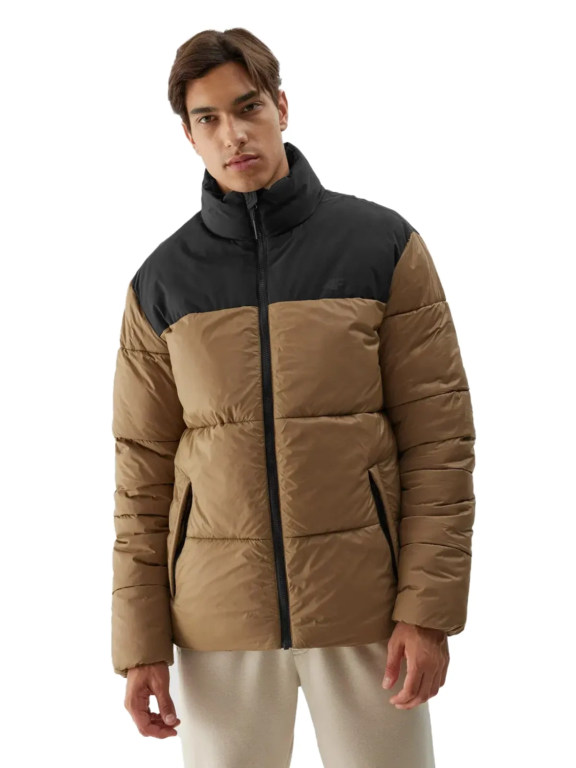 Kurtka męska zimowa puchowa 4F 4FWAW23TDJAM348-82S