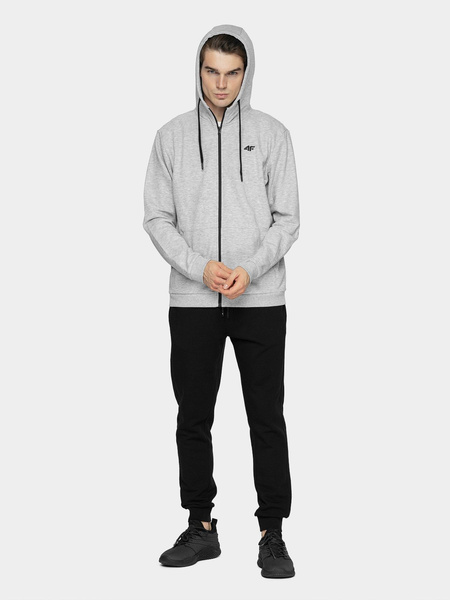 Bluza męska z kapturem rozpinana 4F NOSH4-BLM353-27M