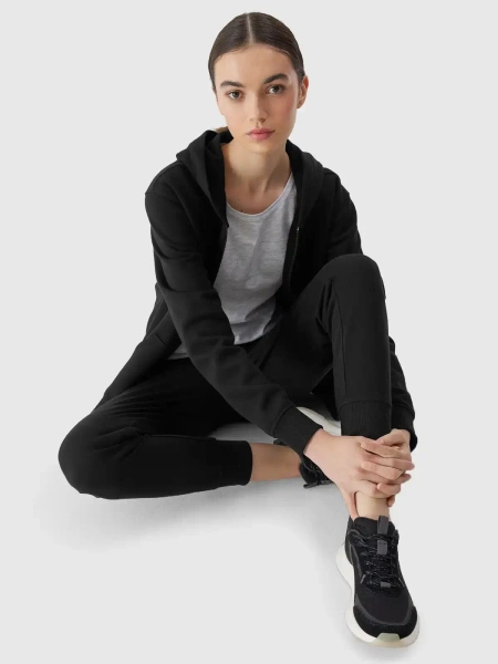 Bluza damska z kapturem rozpinana 4F 4FWSS24TSWSF0956-20S 