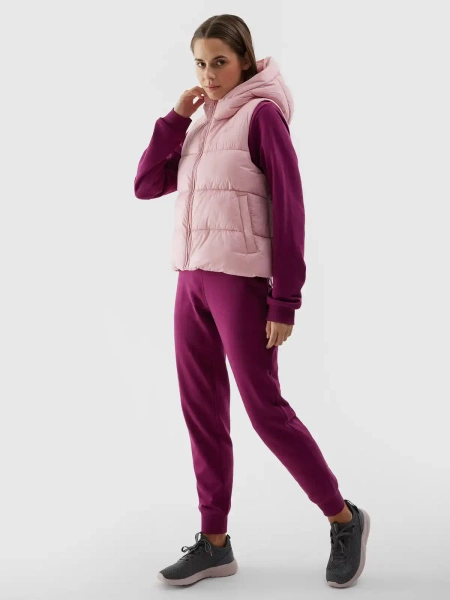 Kurtka damska puchowa bezrękawnik 4F 4FWSS24TVJAF112-56S 